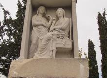 Gravesite memorial to two sisters: Demetria and Pamphile – Kerameikos Archaeological Park, Athens. Photos by Paul Lalli